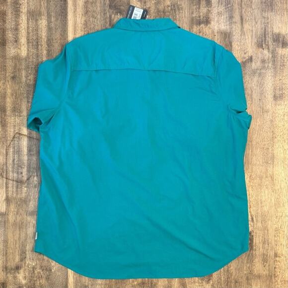 Eddie Bauer Women’s Mountain Ripstop Shirt UPF 50+ Hiking Bright Green Size XL - Picture 9 of 9